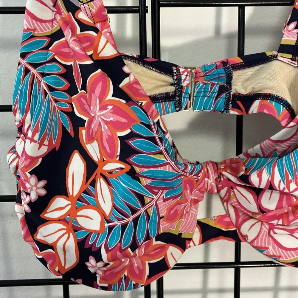 Swimsuits for All Women's Leader Bra Sized Underwire Bikini Top 36DD